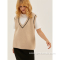 Sleeveless Popular v Neck Sweater Vest